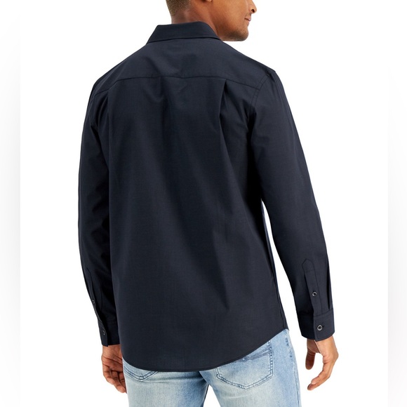 Men’s Alfani button down black shirt size Small very good condition. - Picture 6 of 6